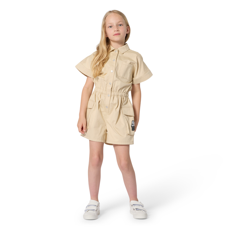 SATIN PLAYSUIT KENZO KIDS 
                        M&Auml;DCHEN