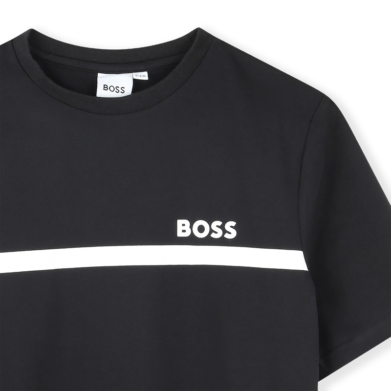 KURZ&Auml;RMELIGES T-SHIRT BOSS 
                        JUNGE