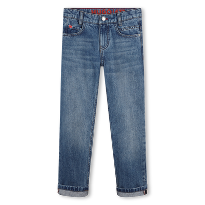Gerade Jeans aus Baumwolle HUGO JUNGE