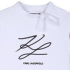 Kurz&auml;rmeliges t-shirt KARL LAGERFELD KIDS 
                    M&Auml;DCHEN
