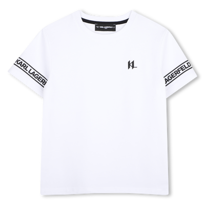 T-Shirt mit kurzen &Auml;rmeln KARL LAGERFELD KIDS JUNGE