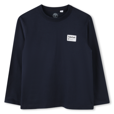 Unifarbenes T-Shirt mit Logo TIMBERLAND JUNGE