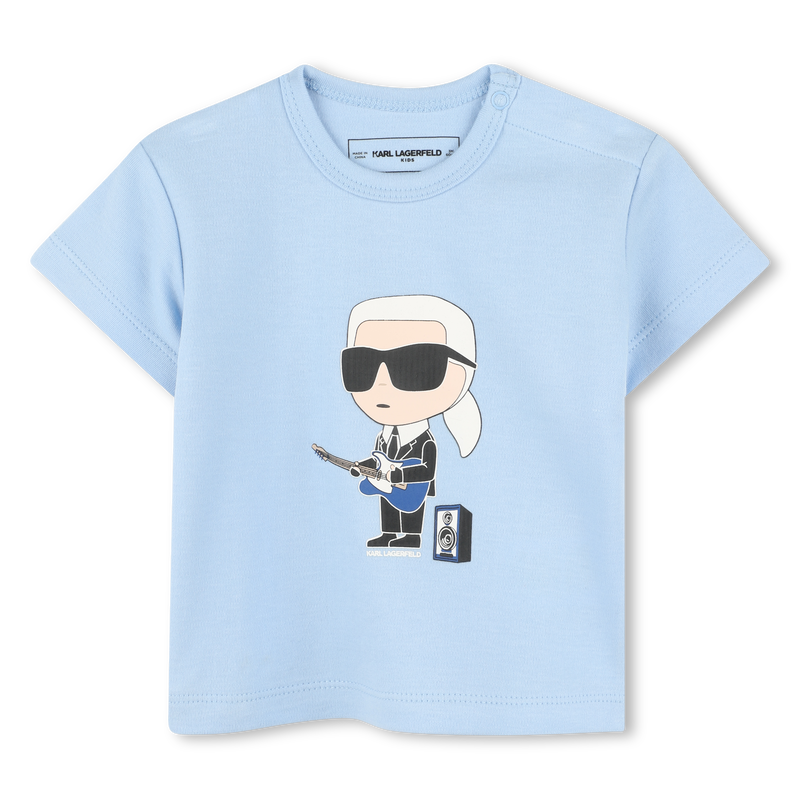 Set aus T-Shirt und Bermudas KARL LAGERFELD KIDS 
                        JUNGE