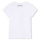 T-Shirt mit Motiv KARL LAGERFELD KIDS 
                    M&Auml;DCHEN