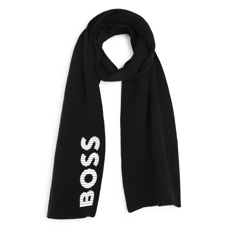 Strickschal aus Baumwolle BOSS 
                        JUNGE