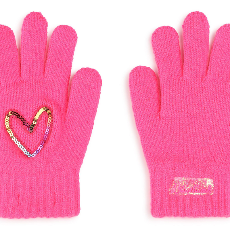 Handschuhe mit Paillettenherz BILLIEBLUSH 
                        M&Auml;DCHEN