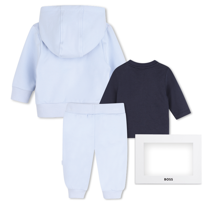 Hose, Cardigan und T-Shirt Set BOSS 
                        JUNGE