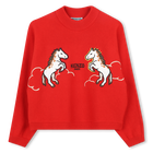 Weit geschnittener pullover KENZO KIDS 
                    M&Auml;DCHEN