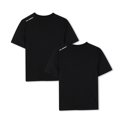 SET MIT 2 KURZ&Auml;RMELIGEN T-SHIRTS KARL LAGERFELD KIDS JUNGE