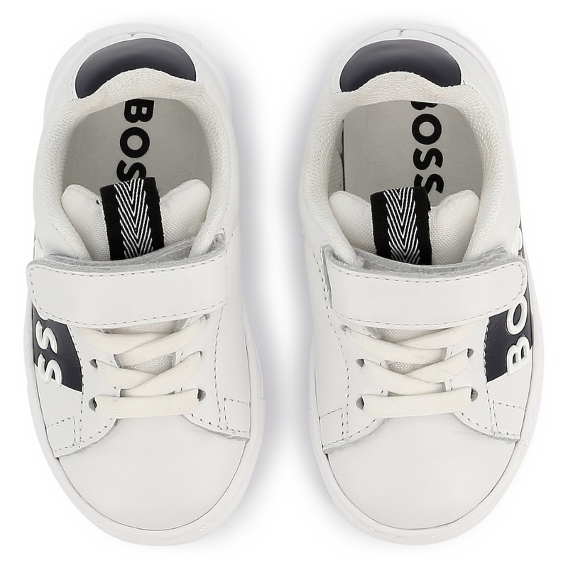 Ledersneaker mit Klettriemen BOSS 
                        JUNGE