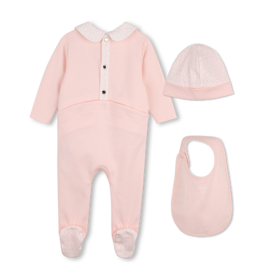 Pyjama-Set mit M&uuml;tze und L&auml;tzchen MICHAEL KORS M&Auml;DCHEN