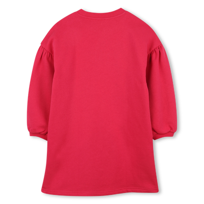 Sweatshirt-Kleid mit Ballon&auml;rmeln KENZO KIDS M&Auml;DCHEN