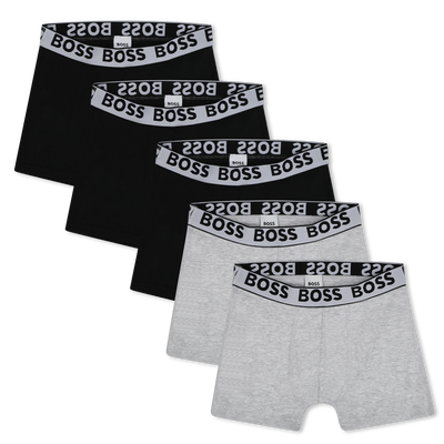 Set mit 5 Baumwoll-Boxershorts BOSS JUNGE