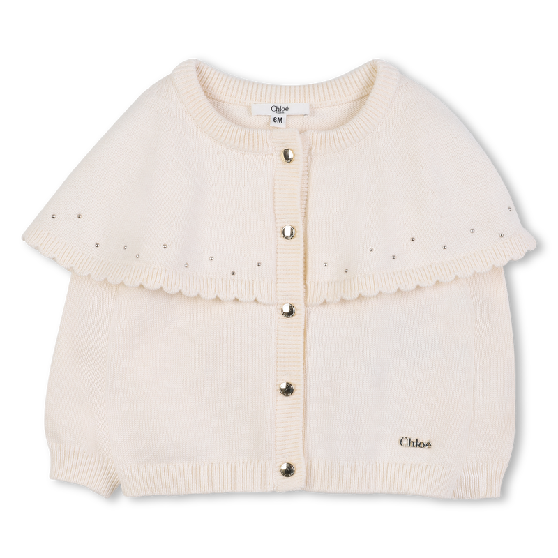 Cardigan aus Strick mit Umhang CHLOE 
                        M&Auml;DCHEN