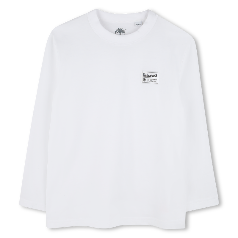 Unifarbenes T-Shirt mit Logo TIMBERLAND 
                        JUNGE