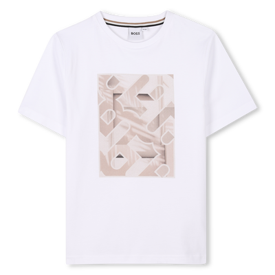 T-Shirt aus Baumwolle BOSS JUNGE