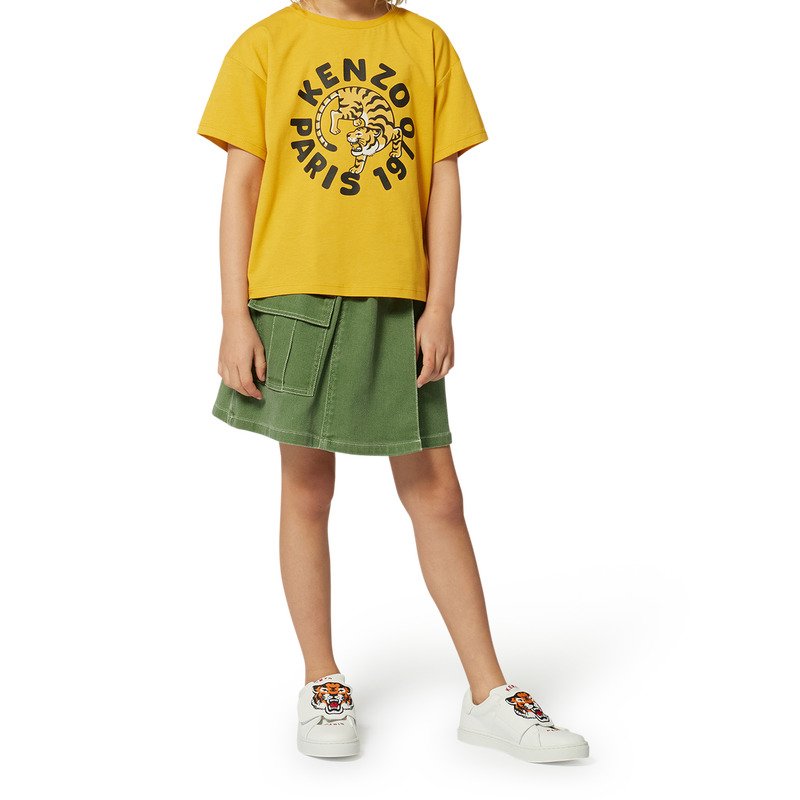 T-Shirt aus Baumwolle KENZO KIDS 
                        M&Auml;DCHEN
