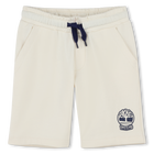 Jogging-Bermudas aus Molton, CREME, hi-res