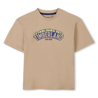 T-Shirt mit 3D-Druck, DUNKEL BEIGE, hi-res