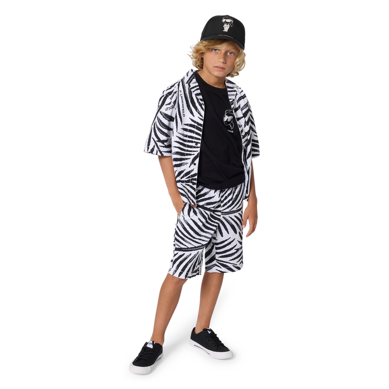 BERMUDASHORTS AUS POPELINE KARL LAGERFELD KIDS 
                        JUNGE