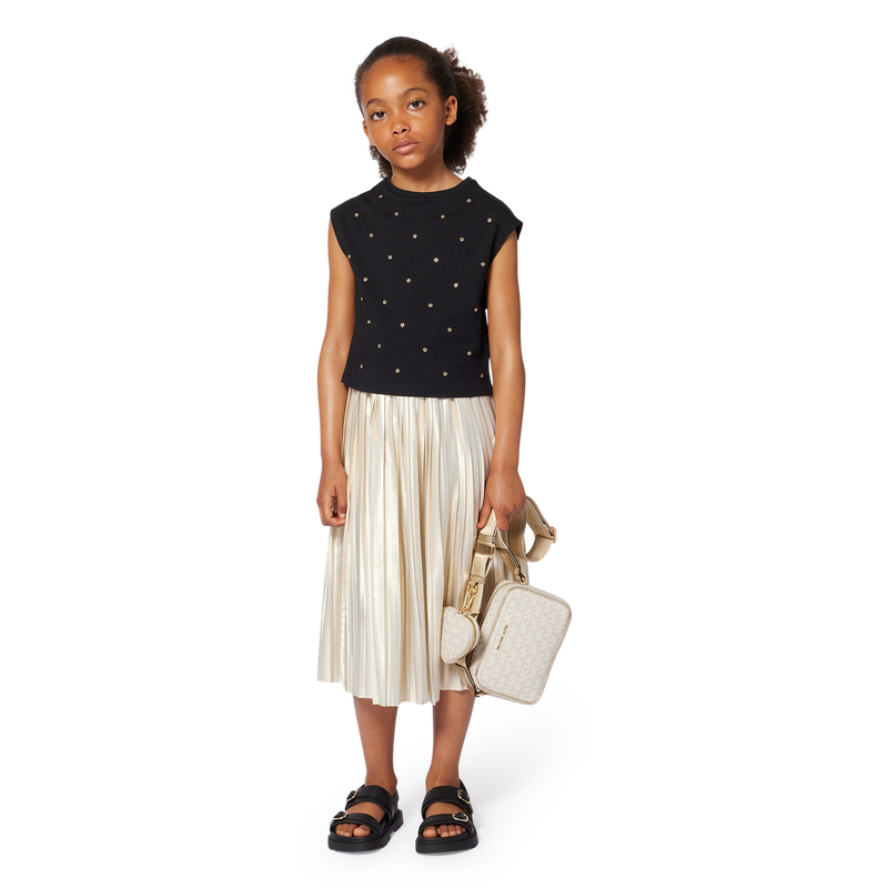 Festliches Baumwoll-T-Shirt MICHAEL KORS 
                        M&Auml;DCHEN