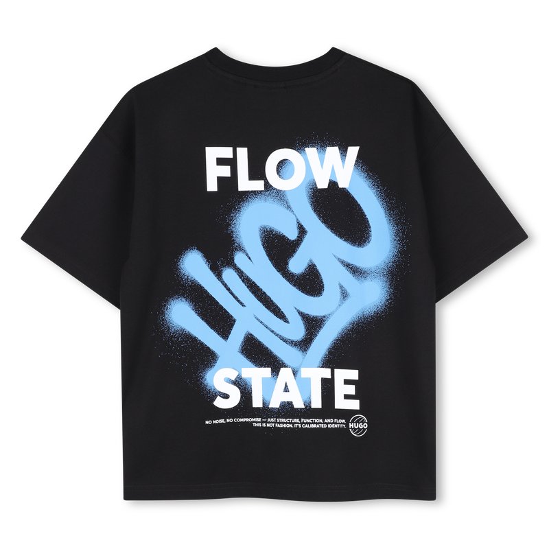 T-Shirt mit kurzen &Auml;rmeln HUGO 
                        JUNGE