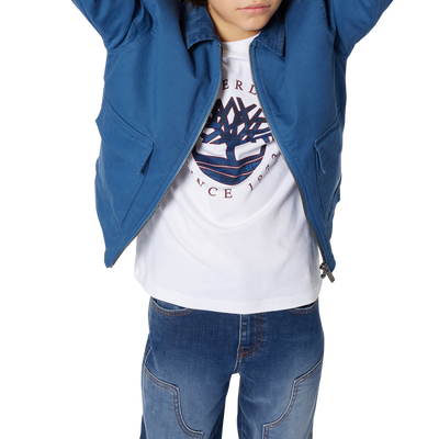 Kurzarm-T-Shirt mit Logo TIMBERLAND JUNGE