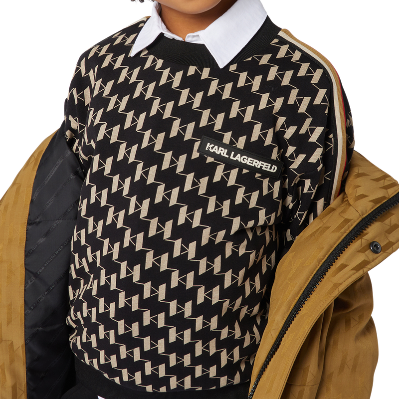 Sweatshirt mit Print KARL LAGERFELD KIDS 
                        JUNGE