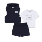 T-shirt + sweatshirt + shorts set BOSS 
                    JUNGE