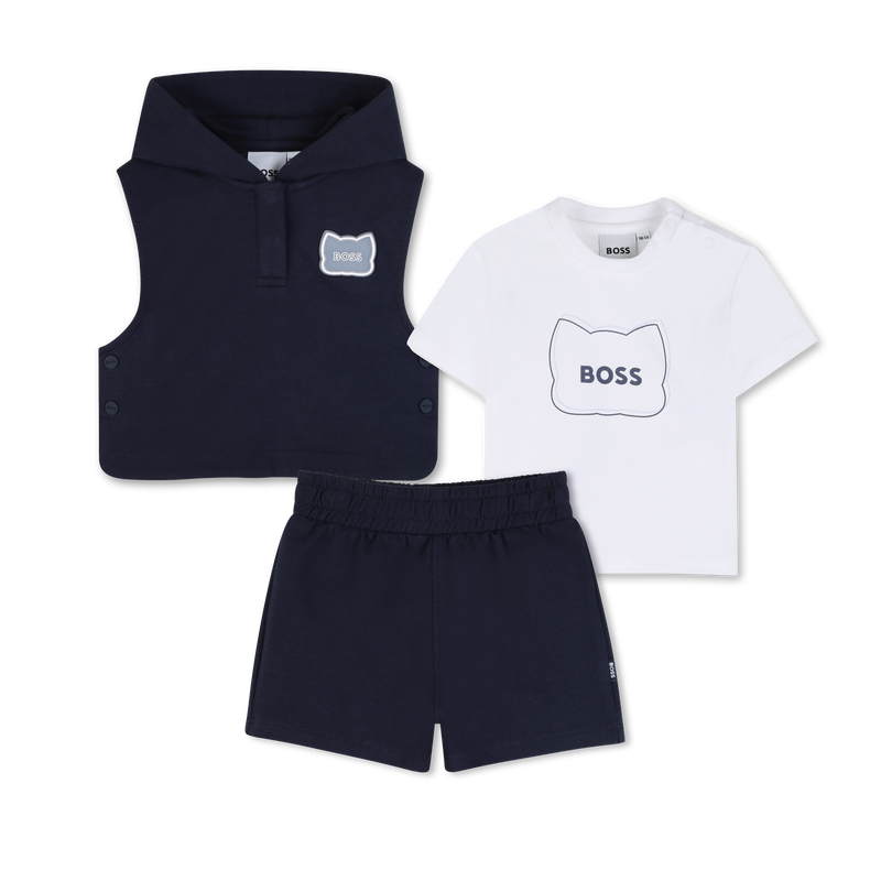 T-SHIRT + SWEATSHIRT + SHORTS SET BOSS 
                        JUNGE