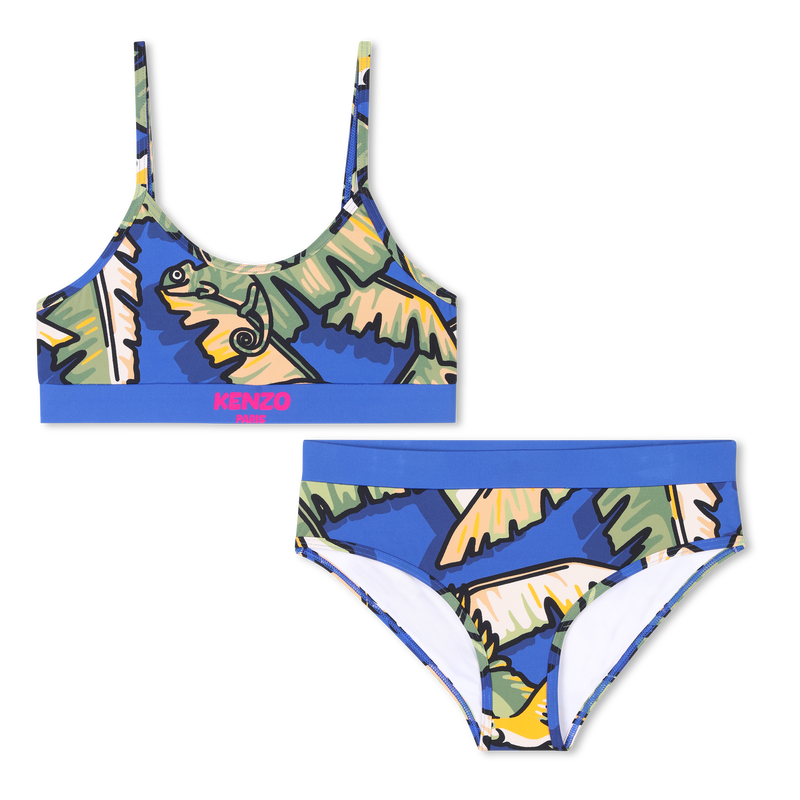 Bikini mit Palmenmuster KENZO KIDS 
                        M&Auml;DCHEN