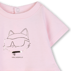 Kleid und leggings set KARL LAGERFELD KIDS 
                    M&Auml;DCHEN