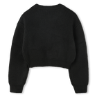 Kurzer Pulli mit Nieten-Logo HUGO 
                    M&Auml;DCHEN