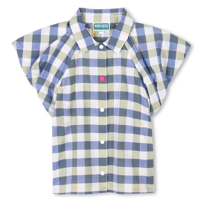 Kurz&auml;rmelige Bluse KENZO KIDS M&Auml;DCHEN