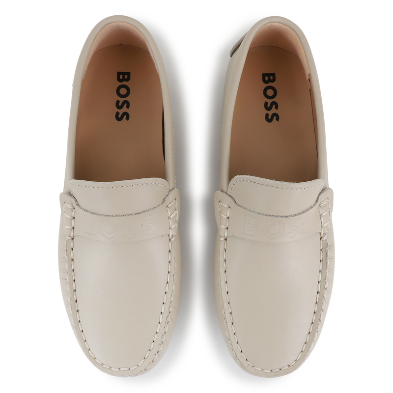 Leder-Mokassins BOSS 
                        JUNGE