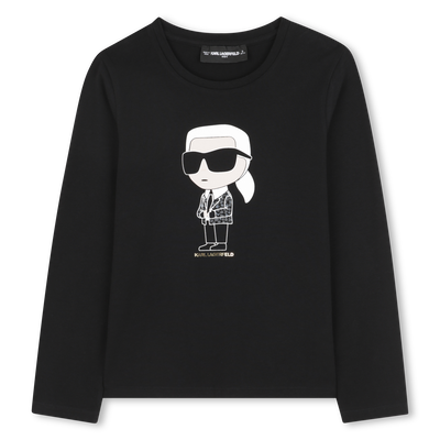 Langarm-T-Shirt KARL LAGERFELD KIDS M&Auml;DCHEN
