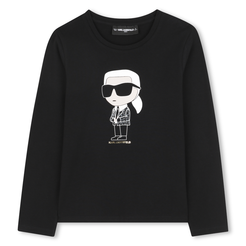 Langarm-T-Shirt KARL LAGERFELD KIDS 
                        M&Auml;DCHEN