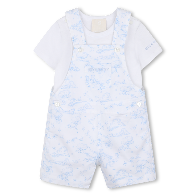 SET AUS T-SHIRT UND OVERALL GIVENCHY 
                        UNISEX