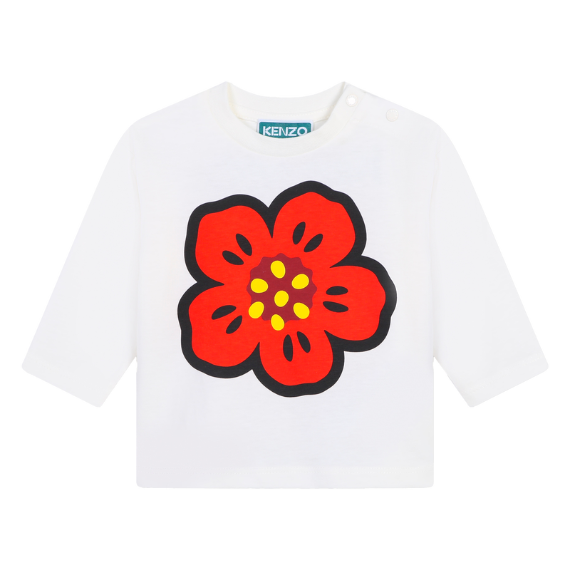 Langarm-T-Shirt KENZO KIDS 
                        M&Auml;DCHEN