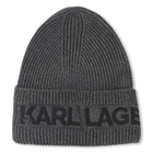 Strickm&uuml;tze + Halsw&auml;rmer Set KARL LAGERFELD KIDS 
                    JUNGE