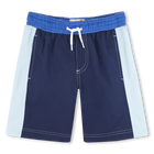 Dreifarbige Badeshorts, MITTELALTERLICHES BLAU, hi-res