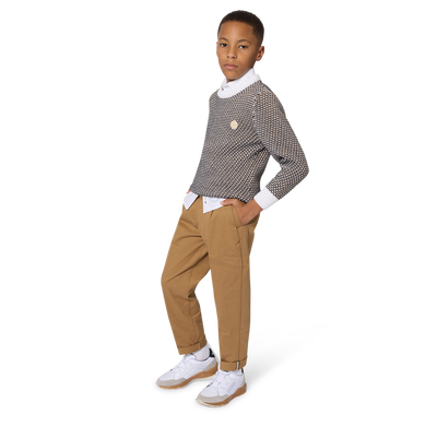 Sneakers aus Kunst- und Canvas-Stil BOSS JUNGE