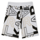 Baumwoll-Bermuda mit Print KARL LAGERFELD KIDS 
                    JUNGE