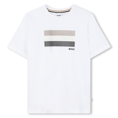 KURZ&Auml;RMELIGES T-SHIRT BOSS JUNGE