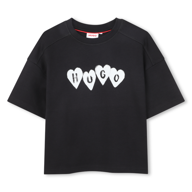 Kurz&auml;rmeliges t-shirt HUGO 
                        M&Auml;DCHEN