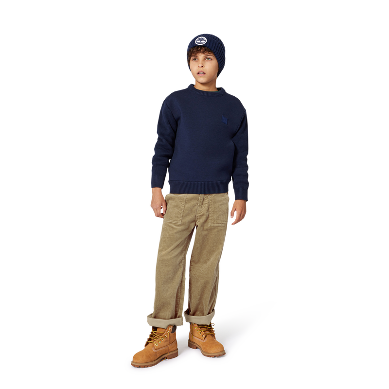 Gestrickte M&uuml;tze mit Logo TIMBERLAND 
                        JUNGE