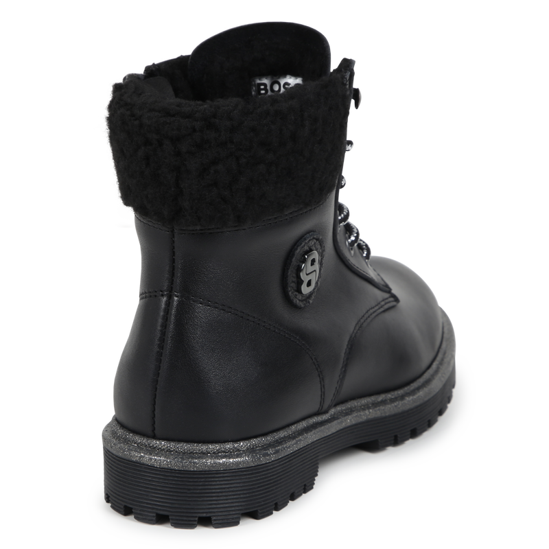 Leder-Stiefeletten BOSS 
                        M&Auml;DCHEN