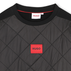 Sweatshirt mit Rundhalsausschnitt HUGO 
                    JUNGE