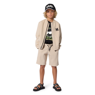 KAPUZENPULLOVER MIT REISSVERSCHLUSS KARL LAGERFELD KIDS JUNGE