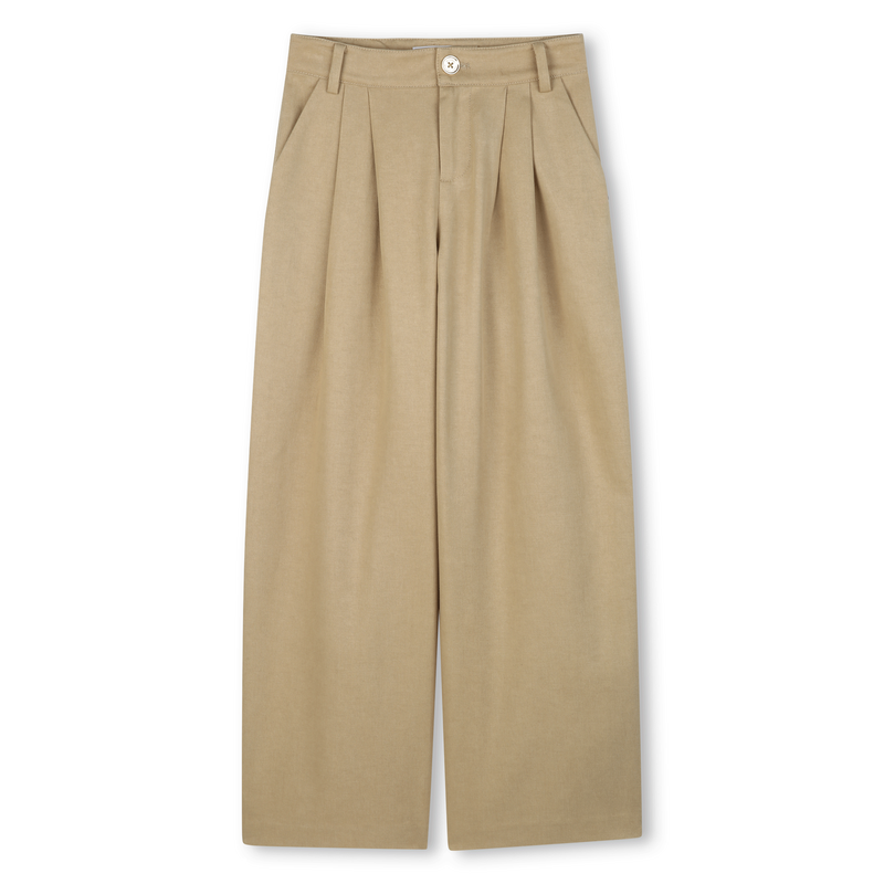 Hose aus Twill mit weitem Bein MICHAEL KORS 
                        M&Auml;DCHEN